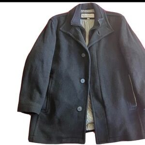 Marc New York Men's Black Wool Pea Coat